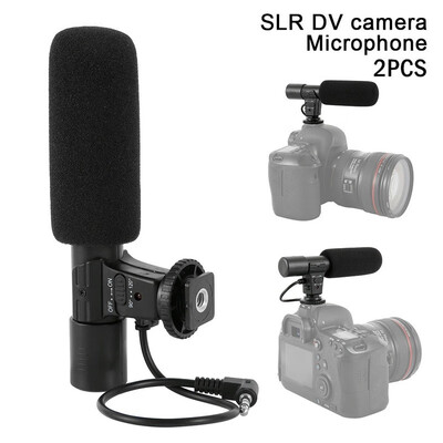 Camera Microphone 35mm Microphone SLR Camera DV Stereo Microphone Camera Interview News Recording Back Pole Condenser Microphone
Camera Microphone 35mm Microphone SLR Camera DV Stereo Microphone Camera Interview News Recording Back Pole Condenser Microphone
