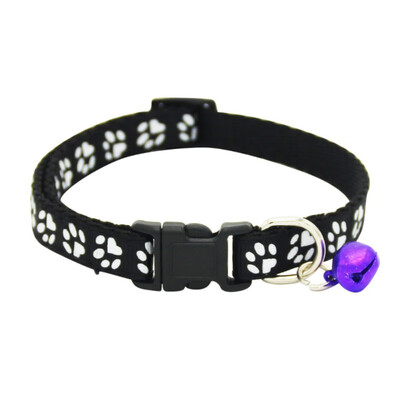 Cute Pet Collar Dog Cat Pet Accessories Footprint Safety Adjustable Nylon Leash Collars With Bell Pet Supplies
Cute Pet Collar Dog Cat Pet Accessories Footprint Safety Adjustable Nylon Leash Collars With Bell Pet Supplies