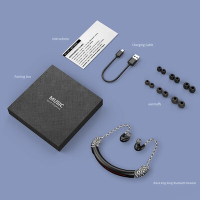 New Double Moving Circle Rear-mounted Bluetooth Headset Universal Wireless Bluetooth 50 Waterproof Elasticity Earphone with Mic
New Double Moving Circle Rear-mounted Bluetooth Headset Universal Wireless Bluetooth 50 Waterproof Elasticity Earphone with Mic