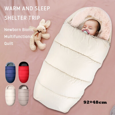 New Baby Sleeping Bag Winter Warm Infant Swaddle Wrap Thicken Warm Stroller Footmuff Toddler Sleepsack Anti-kicked Quilt
New Baby Sleeping Bag Winter Warm Infant Swaddle Wrap Thicken Warm Stroller Footmuff Toddler Sleepsack Anti-kicked Quilt