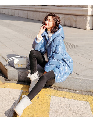 Boutique womens 2018 winter womens new fashion slim down jacket 90289