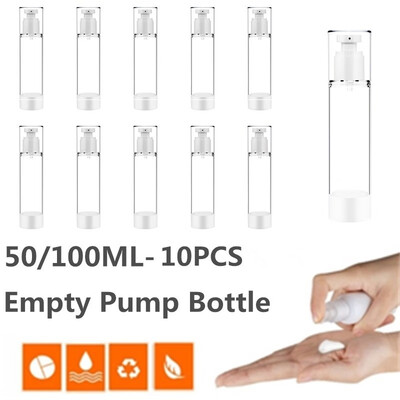 110pcs 50100ml Empty Makeup Dispenser Pump Container Empty Pump Bottle Lotion Refillable Bottle
110pcs 50100ml Empty Makeup Dispenser Pump Container Empty Pump Bottle Lotion Refillable Bottle