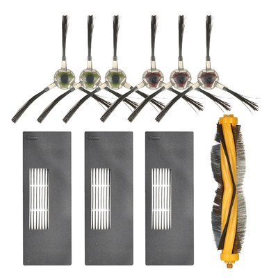 Pack of 10 Replacement Accessories Kit for ECOVACS DEBOOT M80 Pro Robotic Vacuum Cleaner--1 Main Brush 3 HEPA Filters 6 Side B
Pack of 10 Replacement Accessories Kit for ECOVACS DEBOOT M80 Pro Robotic Vacuum Cleaner--1 Main Brush 3 HEPA Filters 6 Side B