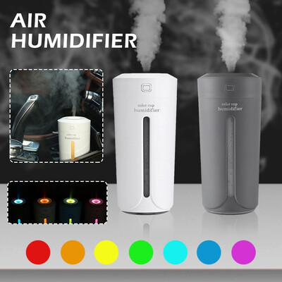Ultrasonic Air Humidifier Essential Oil Diffuser with 7 Color Lights Electric Aromatherapy USB Car Aroma Diffuser Humidifier
Ultrasonic Air Humidifier Essential Oil Diffuser with 7 Color Lights Electric Aromatherapy USB Car Aroma Diffuser Humidifier