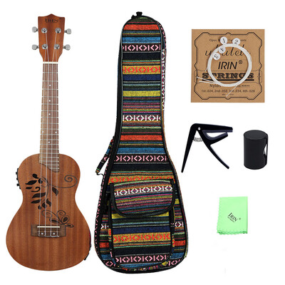 24" Sapele Wood Ukulele Ukelele Uke Kit with LCD EQ Including Carrying Bag Capo Strings Finger Maraca Cleaning Cloth
24" Sapele Wood Ukulele Ukelele Uke Kit with LCD EQ Including Carrying Bag Capo Strings Finger Maraca Cleaning Cloth