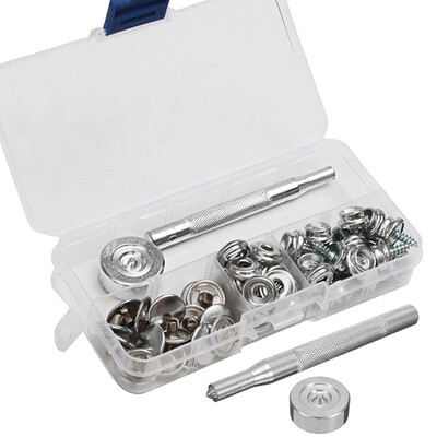 Willstar 62PCS Stainless Steel Canvas Tool Set Screw Press Stud Snap Boat Cover Fastener 
Willstar 62PCS Stainless Steel Canvas Tool Set Screw Press Stud Snap Boat Cover Fastener