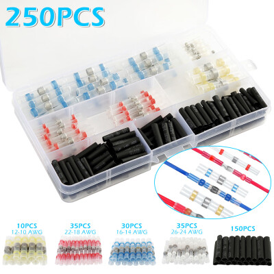 Willstar 250PCS Wire Connectors Solder Sleeve Seal Heat Shrink Electrical Butt Terminals
Willstar 250PCS Wire Connectors Solder Sleeve Seal Heat Shrink Electrical Butt Terminals