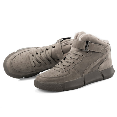 Autumn&winter trend mens vulcanized shoes plus velvet warm boots high to help rubber soles ankle boots large size
Autumn&winter trend mens vulcanized shoes plus velvet warm boots high to help rubber soles ankle boots large size