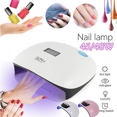 45W48W Smart Sensor UV Sunlight Nail Dryer Lamp Gel Polish Curing Timing Manicure Machine 3 Timers
45W48W Smart Sensor UV Sunlight Nail Dryer Lamp Gel Polish Curing Timing Manicure Machine 3 Timers