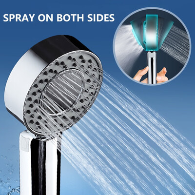 Bathroom Handheld Shower Head Double Sided Spray High Pressure Shower Head SPA Shower head Polished Chrome Hand Shower Head Rainy
Bathroom Handheld Shower Head Double Sided Spray High Pressure Shower Head SPA Shower head Polished Chrome Hand Shower Head Rainy