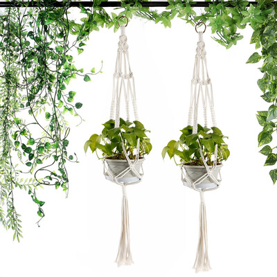Willstar 2Pcs Woven Hanging Basket Macrame Plant Pot Hanger Cotton Rope Indoor Outdoor
Willstar 2Pcs Woven Hanging Basket Macrame Plant Pot Hanger Cotton Rope Indoor Outdoor