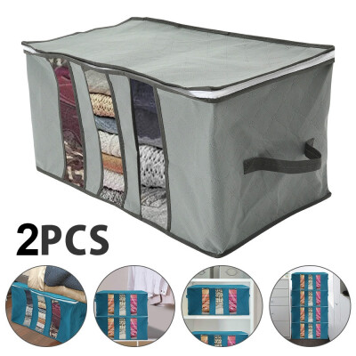 Portable Clothes Organizer Non Woven Clothing Pouch Holder Blanket Pillow Underbed Storage Bag
Portable Clothes Organizer Non Woven Clothing Pouch Holder Blanket Pillow Underbed Storage Bag