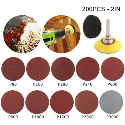 Willstar 200 Pcs 2 Inch Sanding Discs with 1 pc 14 Inch Shank Backing Pad&1 pc Soft Foam Buffering Pad Grit
Willstar 200 Pcs 2 Inch Sanding Discs with 1 pc 14 Inch Shank Backing Pad&1 pc Soft Foam Buffering Pad Grit