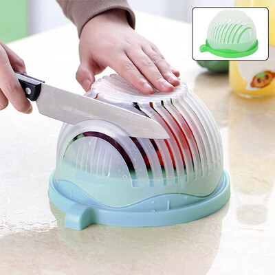 Salad Cutter Bowl Easy Salad Fruit Vegetable Washer&Cutter Quick Salad Maker Chopper
Salad Cutter Bowl Easy Salad Fruit Vegetable Washer&Cutter Quick Salad Maker Chopper