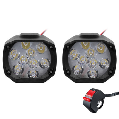 2PcsSet Motorcycle 9 LED Bulb Headlight with Switch SpotLight 60W Driving Fog Lamp Motorbike Scooters
2PcsSet Motorcycle 9 LED Bulb Headlight with Switch SpotLight 60W Driving Fog Lamp Motorbike Scooters