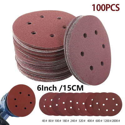 100Pcs 6 Inch 6 Holes Sanding Disc Polishing Pads Round Shape Sander 40-2000 Mixed Grit Orbital SandPaper Punch Sheet
100Pcs 6 Inch 6 Holes Sanding Disc Polishing Pads Round Shape Sander 40-2000 Mixed Grit Orbital SandPaper Punch Sheet