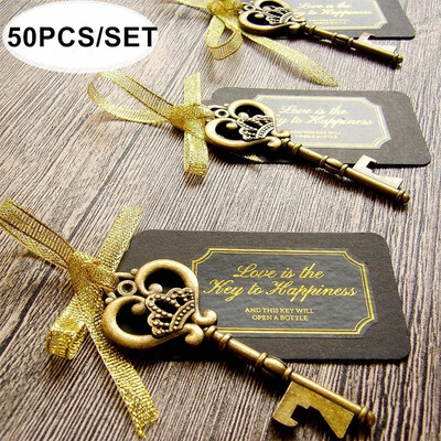 NEW 536Pcs50Pcs Heavy-Duty Metal Skeleton Key Bottle Opener Wedding Favor with Tag Gold Ribbon&Stickers Christmas
NEW 536Pcs50Pcs Heavy-Duty Metal Skeleton Key Bottle Opener Wedding Favor with Tag Gold Ribbon&Stickers Christmas