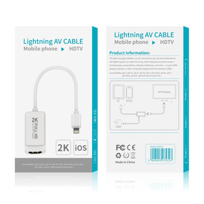 8Pin to HDMI Digital AV Converter r For Apple interface for iPad Air iPhone Xs iOS 12 11 For Lightning 2K HD HDMI Cable Adapte
8Pin to HDMI Digital AV Converter r For Apple interface for iPad Air iPhone Xs iOS 12 11 For Lightning 2K HD HDMI Cable Adapte