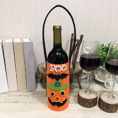 Halloween Non-Woven Wine Bottle Bag Candy Bag with Handle Halloween Party Costumes Supplies Decorations--Ghost
Halloween Non-Woven Wine Bottle Bag Candy Bag with Handle Halloween Party Costumes Supplies Decorations--Ghost