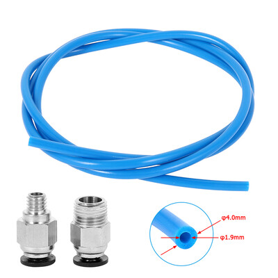 Willstar High Temp PTFE Teflon Tubing for 3D Printer Bowden Tube 19mm With M610 Fitting
Willstar High Temp PTFE Teflon Tubing for 3D Printer Bowden Tube 19mm With M610 Fitting