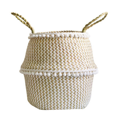 Foldable Staw Storage Basket Folding Wicker Rattan Seagrass Sundries Garden Flower Pot Planter Laundry Clothing Basket Decor
Foldable Staw Storage Basket Folding Wicker Rattan Seagrass Sundries Garden Flower Pot Planter Laundry Clothing Basket Decor