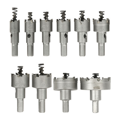 Hole Saw Set Carbide Tip TCT Drill Bit Hole Saw for Metal Alloy High Speed Steel Cutter
Hole Saw Set Carbide Tip TCT Drill Bit Hole Saw for Metal Alloy High Speed Steel Cutter