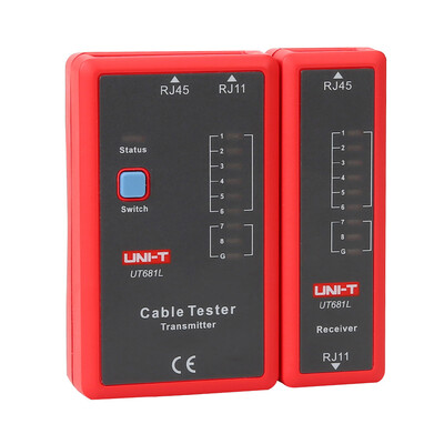 Willstar UNI-T UT681L RJ45 RJ11 Cable LAN Tester Network Cable Telephone Line Tester
Willstar UNI-T UT681L RJ45 RJ11 Cable LAN Tester Network Cable Telephone Line Tester