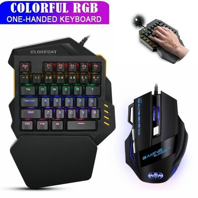 Willstar Magic One-Handed Mechanical Gaming Keyboard Mouse RGB Backlit Portable Mini Gaming Keypad Game Controller
Willstar Magic One-Handed Mechanical Gaming Keyboard Mouse RGB Backlit Portable Mini Gaming Keypad Game Controller