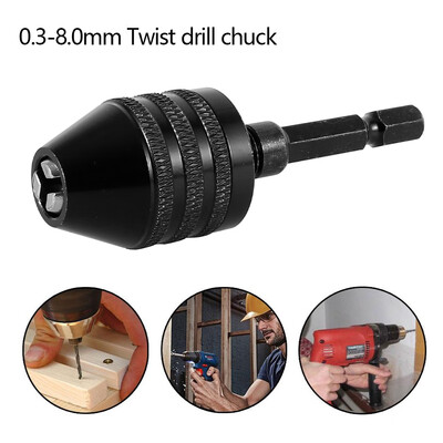 Willstar 03-8mm Keyless Drill Chuck Conversion Tool 14 inch Hex Shank Quick Change Adapter Converter
Willstar 03-8mm Keyless Drill Chuck Conversion Tool 14 inch Hex Shank Quick Change Adapter Converter