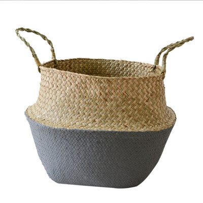 Seagrass Wickerwork Basket Rattan Foldable Hanging Flower Pot Planter Woven Dirty Laundry Basket Storage Basket Home Decor
Seagrass Wickerwork Basket Rattan Foldable Hanging Flower Pot Planter Woven Dirty Laundry Basket Storage Basket Home Decor
