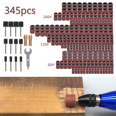 Willstar 345Pcs Sanding Bands Drum Sleeve Grit Mandrel Dremel Rotary Tool Kit Accessories
Willstar 345Pcs Sanding Bands Drum Sleeve Grit Mandrel Dremel Rotary Tool Kit Accessories