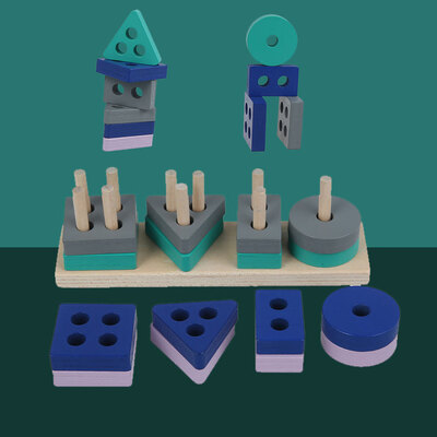 Willstar Wooden Shape Sorter Board Geometric Building Block Board Toy Shape Color Recognition Stack Sort Puzzle Toy
Willstar Wooden Shape Sorter Board Geometric Building Block Board Toy Shape Color Recognition Stack Sort Puzzle Toy