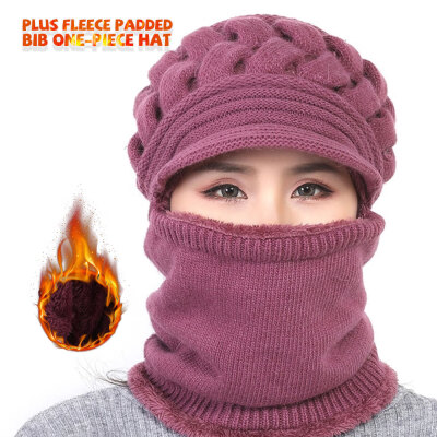 Willstar Winter Mother Female Lady Woolen Hat Plus Velvet Thickening Warm Windproof Cycling Hat Knit Beanie Fur Scarf Crochet Cap
Willstar Winter Mother Female Lady Woolen Hat Plus Velvet Thickening Warm Windproof Cycling Hat Knit Beanie Fur Scarf Crochet Cap