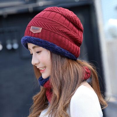 Caps for women winter&warm fleece knitted caps for men cycling headgear caps for men winter