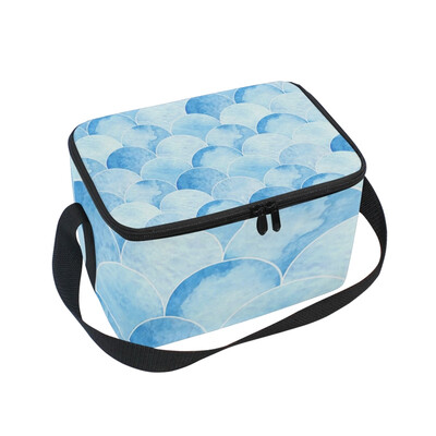 ALAZA Watercolor Scales Lunch Box Insulated Lunch Bag Large Cooler Tote Bagfor Men Women
ALAZA Watercolor Scales Lunch Box Insulated Lunch Bag Large Cooler Tote Bagfor Men Women