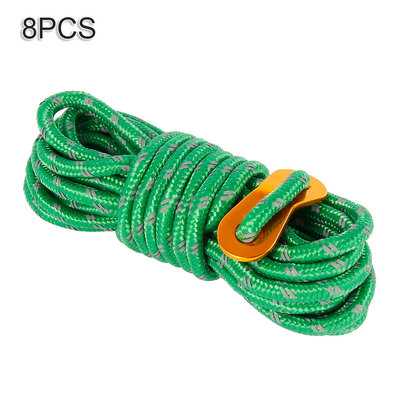 Willstar Light-Weight Reflective Tent Ropes with Aluminum Tensioners Adjuster for Camping Awning Tents
Willstar Light-Weight Reflective Tent Ropes with Aluminum Tensioners Adjuster for Camping Awning Tents