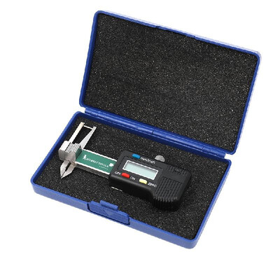 High Precision LCD Digital Display Minitype Caliper Diamond Jewelry Thickness Gauge with Range of 25mm&Accuracy of 001mm
High Precision LCD Digital Display Minitype Caliper Diamond Jewelry Thickness Gauge with Range of 25mm&Accuracy of 001mm