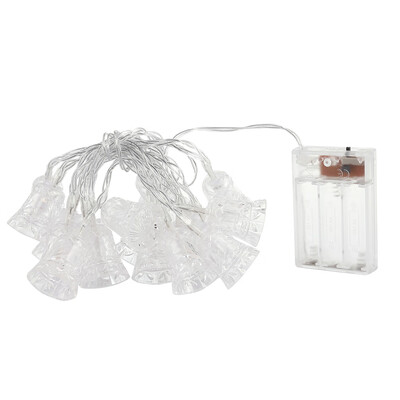 20 LEDs Bell Light String 2M Decoration Battery Operated Lighting Chains for Christmas Hallowmas
20 LEDs Bell Light String 2M Decoration Battery Operated Lighting Chains for Christmas Hallowmas