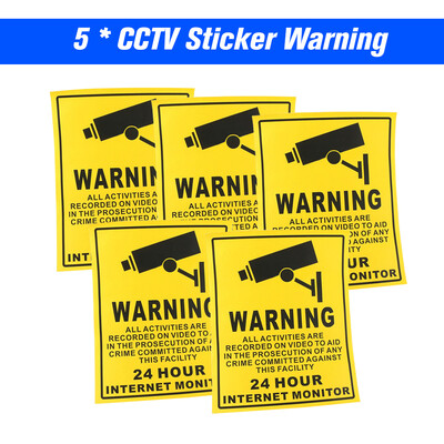 5pcslot Safurance Waterproof Sunscreen PVC CCTV Video Surveillance Security Camera Alarm Sticker 24 Hour Monitor Camera Warning
5pcslot Safurance Waterproof Sunscreen PVC CCTV Video Surveillance Security Camera Alarm Sticker 24 Hour Monitor Camera Warning