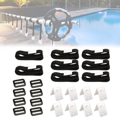 Willstar Pool Cover Roller Attachment Straps Kit for Swimming Pool Solar Cover Reel
Willstar Pool Cover Roller Attachment Straps Kit for Swimming Pool Solar Cover Reel