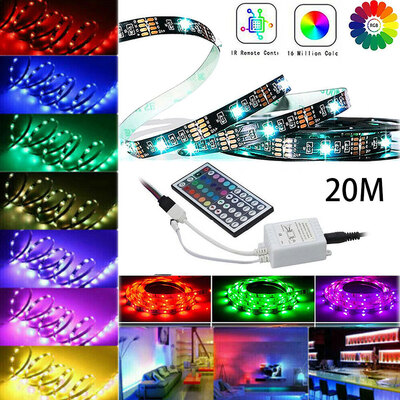 Willstar 66FT Flexible 3528 RGB LED SMD Strip Light Remote Fairy Lights Room TV Party Bar
Willstar 66FT Flexible 3528 RGB LED SMD Strip Light Remote Fairy Lights Room TV Party Bar