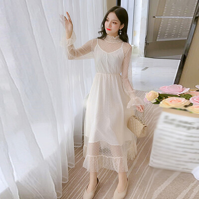 JOY OF JOY Jingdong womens 2019 new retro French temperament lace bottoming dress female tide JWQZ191360 apricot
JOY OF JOY Jingdong womens 2019 new retro French temperament lace bottoming dress female tide JWQZ191360 apricot