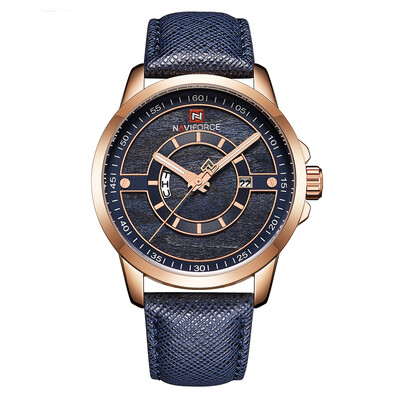 NAVIFORCE NF9151 Men Watch Quartz Leather Strap Simple Wristwatch Time Display Fashion Casual 3ATM Waterproof Date Week Luminous H
NAVIFORCE NF9151 Men Watch Quartz Leather Strap Simple Wristwatch Time Display Fashion Casual 3ATM Waterproof Date Week Luminous H