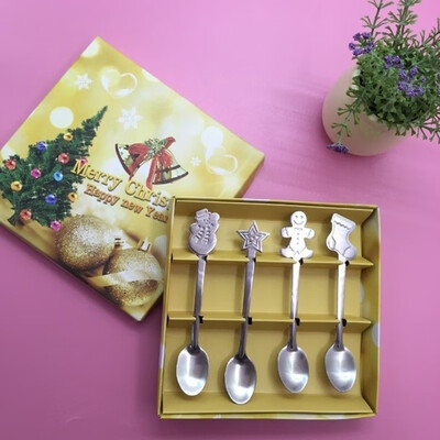 4PCS Christmas Stainless Steel Spoon Fashion Cartoon Coffee Spoon Life Home Kitchen Utensils&Appliances
4PCS Christmas Stainless Steel Spoon Fashion Cartoon Coffee Spoon Life Home Kitchen Utensils&Appliances