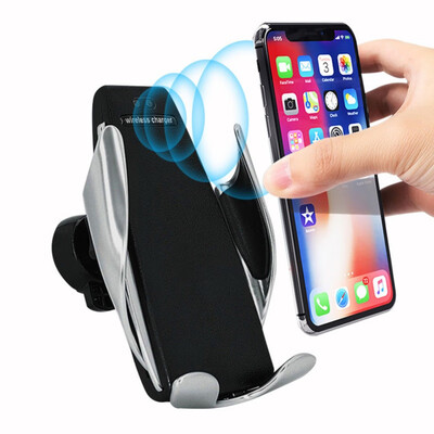 Fast Wireless Car Charger Automatic Infrared Sensor Easy Operation Auto-Clamp Car Smart Phone Mount Air Vent Holder Charger
Fast Wireless Car Charger Automatic Infrared Sensor Easy Operation Auto-Clamp Car Smart Phone Mount Air Vent Holder Charger
