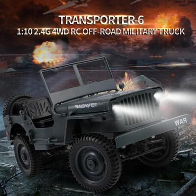 JJRC Q65 110 24G 4WD RC Off-road Military Truck Transporter 6 RTR Children Gift Kids Toy
JJRC Q65 110 24G 4WD RC Off-road Military Truck Transporter 6 RTR Children Gift Kids Toy