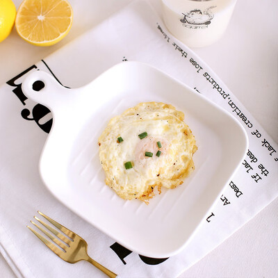 NeillieN Dumb glazed square handle baking dish ceramic grinding single handle Comal Nordic style baking dishbakewareovenware
NeillieN Dumb glazed square handle baking dish ceramic grinding single handle Comal Nordic style baking dishbakewareovenware