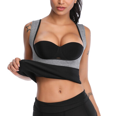 SLIMBELLE Women Neoprene Sauna Sweat Waist Trainer Vest with Zipper for Weight Loss Gym Workout Body Shaper Tank Top Shirt
SLIMBELLE Women Neoprene Sauna Sweat Waist Trainer Vest with Zipper for Weight Loss Gym Workout Body Shaper Tank Top Shirt