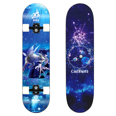 COOL BOARD Skateboard Beginner Teen Adult Brush Street Travel Double Rocker Men&Women Four Wheels Flash Scooter Constellation Capricorn - Flash Wheel
COOL BOARD Skateboard Beginner Teen Adult Brush Street Travel Double Rocker Men&Women Four Wheels Flash Scooter Constellation Capricorn - Flash Wheel