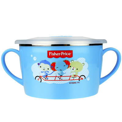 American Fisher Childrens Tableware Newborn Baby Food supplement Stainless Steel Baby Ear Bowl with Cover 500ML Blue
American Fisher Childrens Tableware Newborn Baby Food supplement Stainless Steel Baby Ear Bowl with Cover 500ML Blue